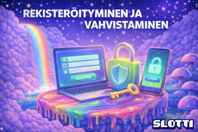 REKISTERÖITYMINEN JA VAHVISTAMINEN - Slotti